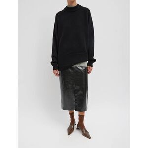 Tibi glossed jersey pencil skirt